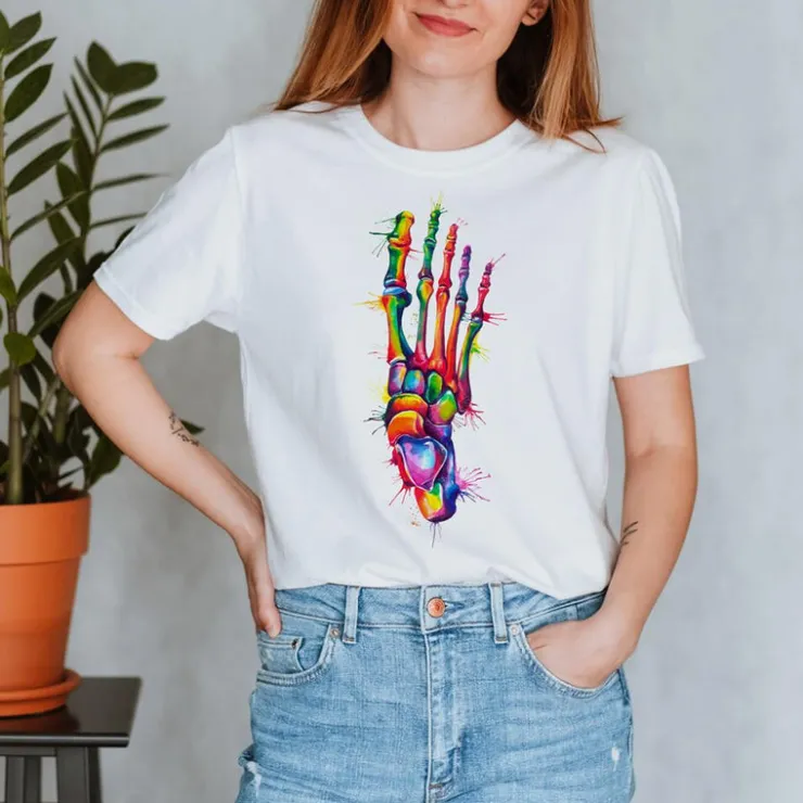 T-shirt Unisexe le Pied - Aquarelle-Codex Anatomicus New