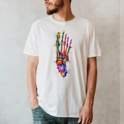T-shirt Unisexe le Pied - Aquarelle-Codex Anatomicus New