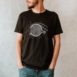 T-shirt Unisexe Oeil - Chalkboard-Codex Anatomicus Hot