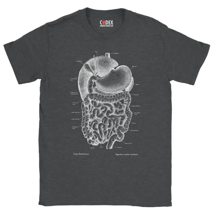 T-shirt Unisexe Système Digestif - Chalkboard-Codex Anatomicus Best
