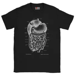 T-shirt Unisexe Système Digestif - Chalkboard-Codex Anatomicus Best