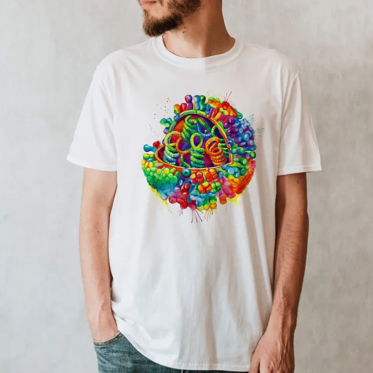 T-shirt Unisexe Virus - Aquarelle-Codex Anatomicus Outlet